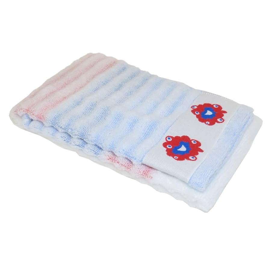 Amazon｜ミャクミャク[ロングタオル]無撚糸パイルジャカード